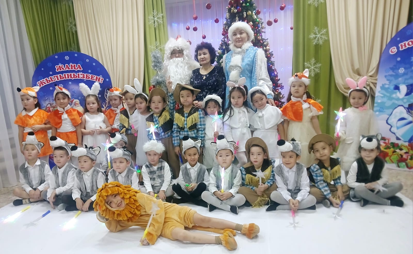 "ЖАҢА  ЖЫЛ - ЖАҢА ЖЫР". "АҚҚУ" МЕКТЕПАЛДЫ ТОБЫ