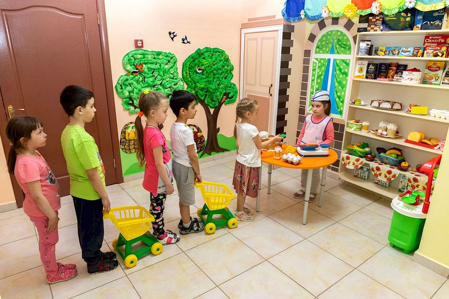 Сюжетті-рөлді ойын: «SUPER market»